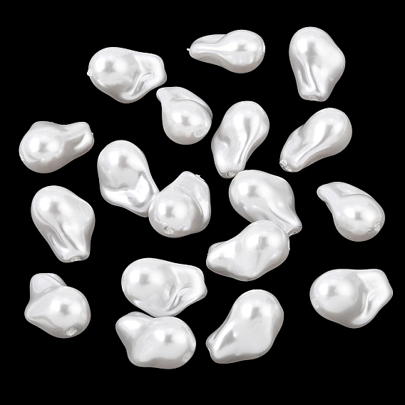 ABS Plastic Imitation Pearl Beads, Nuggets