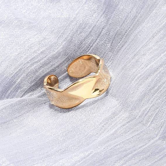 304 открытые манжеты из нержавеющей стали для женщин, ионное покрытие (ip)