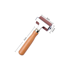 Wooden Brayer Roller, with Handle, for Paint Brush Ink Applicator, Art Craft Oil Painting Tool