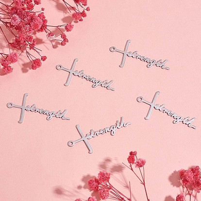 10 шт сила крест кулон крест вера ожерелье кулон из нержавеющей стали для христианских религиозных ювелирных изделий подарки