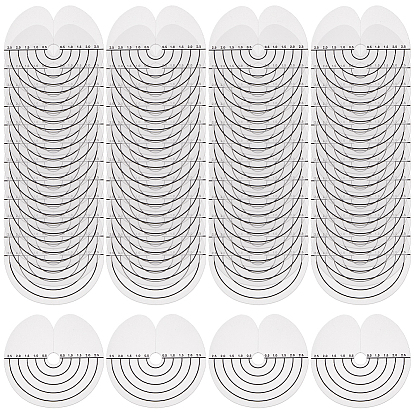 150шт. ПВХ теплозащитные экраны, для приклеивания наращенных волос, круглые