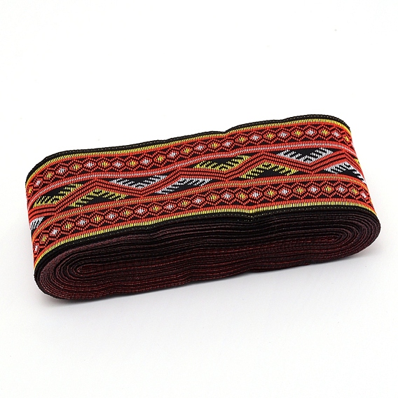Embroidery Polyester Ribbons, Jacquard Ribbon, Tyrolean Ribbon, Garment Accessories, Floral Pattern