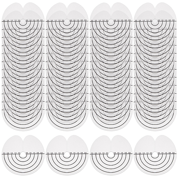 150шт. ПВХ теплозащитные экраны, для приклеивания наращенных волос, круглые