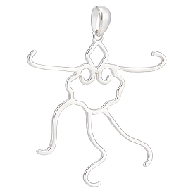 Родиевое покрытие 925 подвеска из стерлингового серебра с кабошоном, настройки открытой спины, облако и ромб