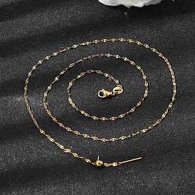 1.5 мм, унисекс 304 цепочка из нержавеющей стали с насечками, регулируемые ожерелья-слайдеры