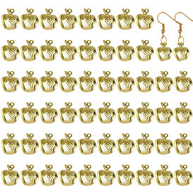 50шт стойки с латунным покрытием, яблоко