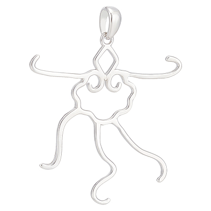 Родиевое покрытие 925 подвеска из стерлингового серебра с кабошоном, настройки открытой спины, облако и ромб