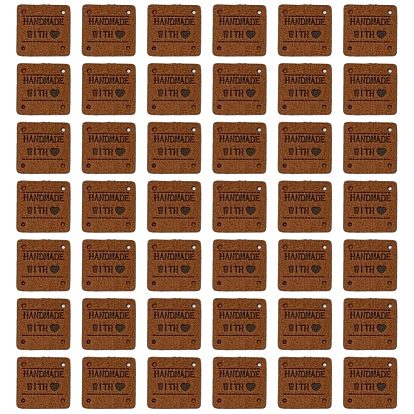 60 шт. этикетки из микрофибры, с отверстиями, для джинсов своими руками, , обуви, аксессуары для шляп, квадратный