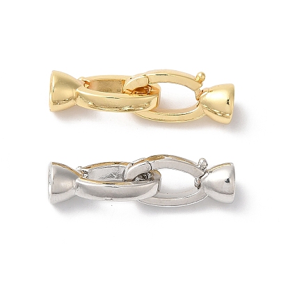 Латунь раз по сравнению с застежками, без кадмия, без никеля и без свинца, овальные