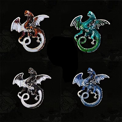 Dragon Enamel Pins for Men, Alloy Brooch for Backpack Clothes