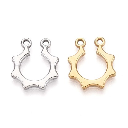 304 подвески из нержавеющей стали, очарование солнца, ионное покрытие (ip)