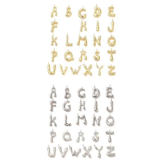 Стойки обшивки латунные подвески, без кадмия и без свинца, подвески с буквой az~z