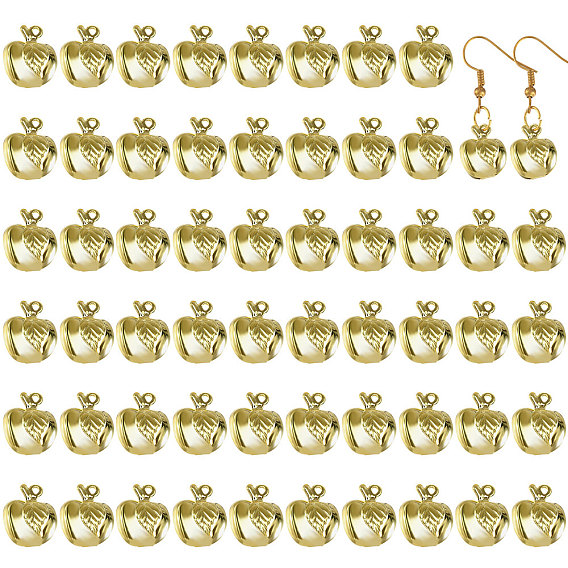 50шт стойки с латунным покрытием, яблоко