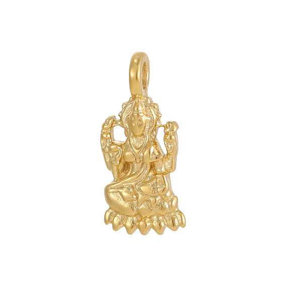 304 подвески из нержавеющей стали, прелести богини, ионное покрытие (ip)