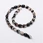 Natural Crystal and Agate Bead Strands, Oval, Dyed & Heated