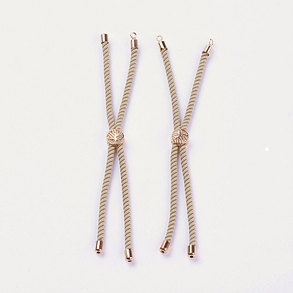 Изготовление нейлонового витого шнура, изготовление слайдера, с латунной фурнитурой , долговечный, без кадмия и без свинца, древо жизни, белье