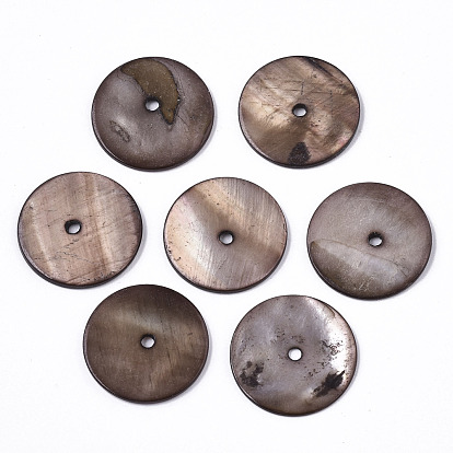 Natural Freshwater Shell Beads, Disc