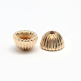 Yellow Gold Filled Bead Caps, 1/20 14K Gold Filled, Cadmium Free & Nickel Free & Lead Free, Apetalous