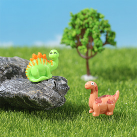 Simulation dinosaur micro-landscape small ornaments bonsai succulent decoration cute zoo art accessories resin crafts