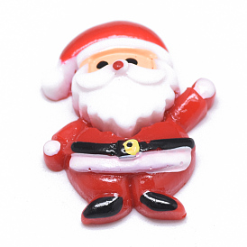 Resin Cabochons, Christmas Santa Claus