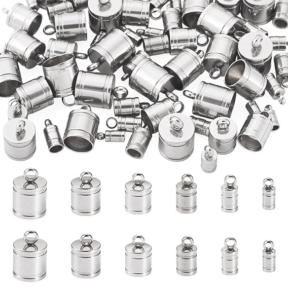 60ПК 6стили 201концевики из нержавеющей стали, колонка