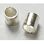 Brass Tube Crimp Beads, 1.5mm, Hole: 1mm