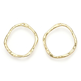 Alloy Open Back Bezel Big Pendants, For DIY UV Resin, Epoxy Resin, Pressed Flower Jewelry, Oval