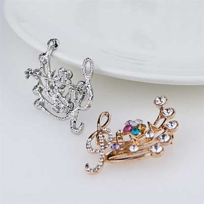 Fashionable diamond-studded brooch, scarf clip, high-end suit accessory, chest flower.