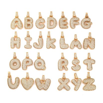 Латунные микро проложить кубического циркония подвески, реальный 18 k позолоченный