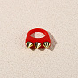 Fashionable Acrylic Rivet Ring - Punk Style, Simple, European and American Personality.