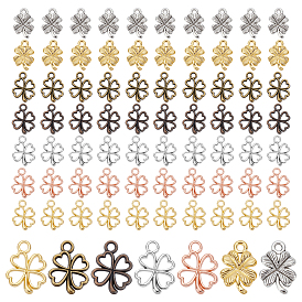 140 шт 7 подвески из сплава, клевер, для поделок, аксессуары для изготовления ювелирных изделий