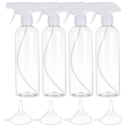 Пустые пластиковые бутылки с распылителем для домашних животных, с распылительной головкой из полипропилена (pp), пластиковые наклейки воронки и наклейки на доске
