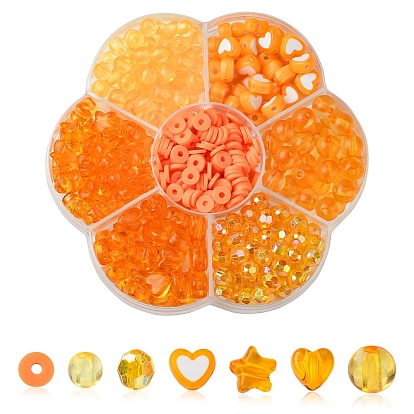 Наборы для изготовления украшений из бисера своими руками, включая бусины из акрила и полимерной глины