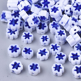 Des billes de verre, fleur