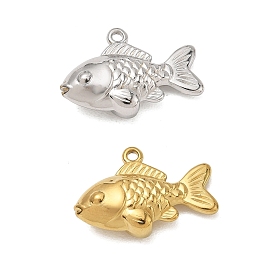 316 хирургические подвески из нержавеющей стали, рыбы прелести, ионное покрытие (ip)