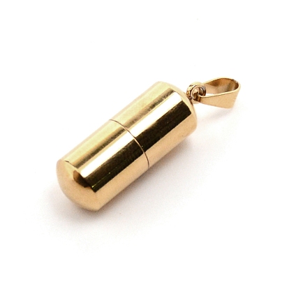 304 подвески из нержавеющей стали, форма капсулы, для портативного мини-флакона духов многоразового использования