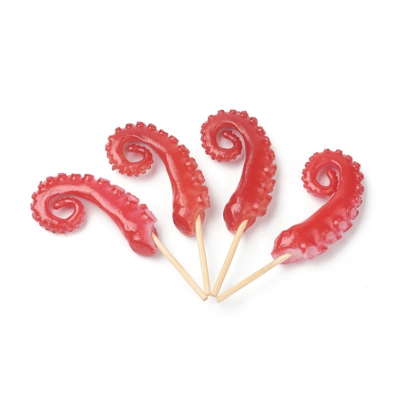 Imitation Food Resin Barbecue Skewer Model Toy, Display Decorations, Octopus Legs