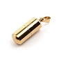 304 Stainless Steel Pendants, Capsule Shape, for Portable Mini Refillable Perfume Bottle