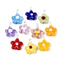 Handmade Lampwork Pendants, Plum Blossom Charms