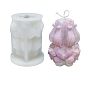 Embossed Pillar DIY Candle Silicone Molds, for Scented Candle Making