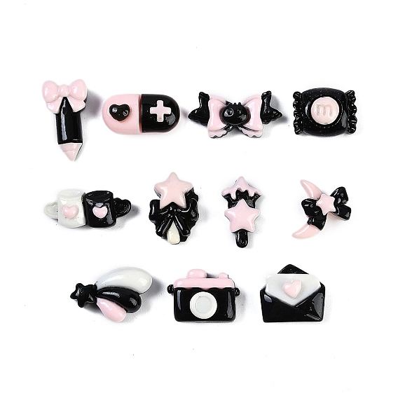 Кабошоны из смолы, разнообразные