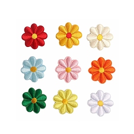 Computerized Embroidery Cloth Iron on/Sew on Patches, Costume Accessories, Appliques, Flower & Bird