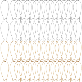 200 шт. 2 цвета латунные серьги-кольца выводы почки ушные провода