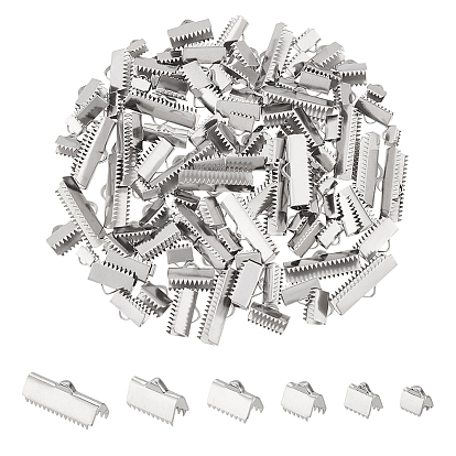 6 стили 304 обжимные концы ленты из нержавеющей стали, прямоугольные