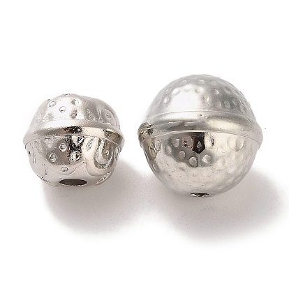 CCB пластиковые шарики, овал с текстурой