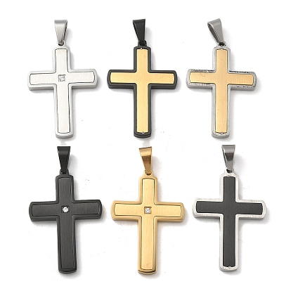 304 подвески из нержавеющей стали, крест очарование