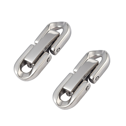 2 шт. не тускнеют 304 застежки из нержавеющей стали, овальные