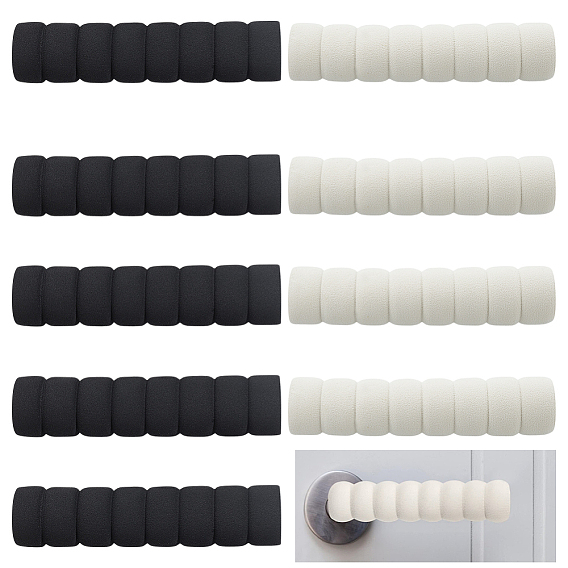 12шт 2цвета губка дверная ручка крышка, дверной стопор, протектор стены, колонка