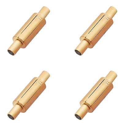 Matte PVD Vacuum Plating 304 Stainless Steel Bayonet Clasps, Column