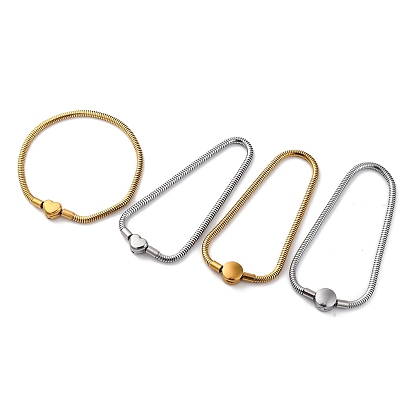 304 женские браслеты-змейки из нержавеющей стали